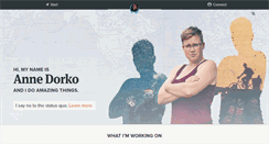 Desktop Screenshot of annedorko.com